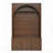 ON-TREND Farmhouse All-In-One Hall Tree With Adjustable Shelves, Retro Arched Entryway Storage Bench, And 3 Cabinets-1986968514