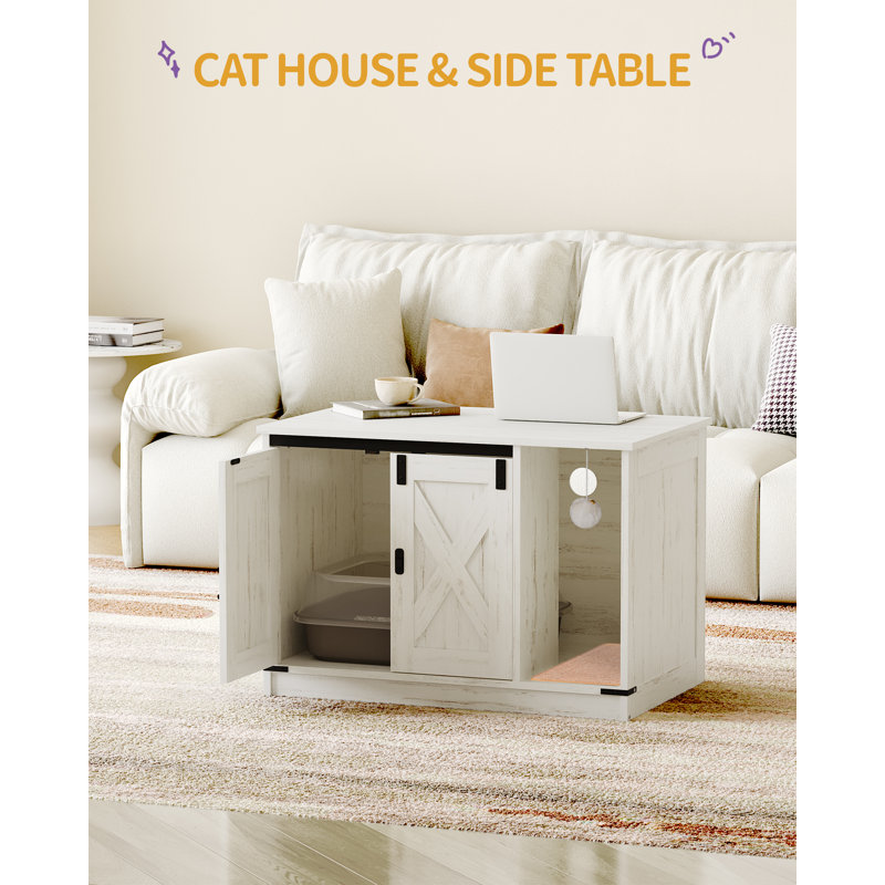 Litter Box Enclosure, White