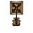 Christian Steel Candle Wall Light
