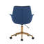Chaise de travail en velours Garrow-1218215342