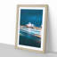 Sydney Opera House Lights in Abstract - Picture Frame Graphic Art Print on MDF-55729699-55729700