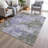 Machine Washable Indoor/Outdoor Xhevrie Lavender Rug-1486116564
