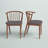 Guimond 18'' H Upholstered Acacia Armchair