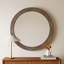 Silverton Solid Wood Round Mirror