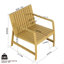Ensemble de meubles d'intérieur / extérieur 5 pièces - Canapé 3 places, 2 chaises et 2 tables basses en PP imperméable - Ensemble de conversation pour patio facile à assembler-811986453
