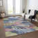 Machine Washable Indoor/Outdoor Claudian ACN1493 Denim Rug