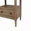 Table de chevet ouverte finition sable avec 2 tiroirs-1461155704