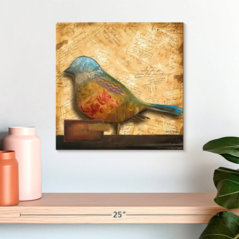 Brampt oiseau de collage I