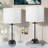 23'' Modern Glass Table Lamp Set with 3-Way Touch Control and USB A&C-671013006