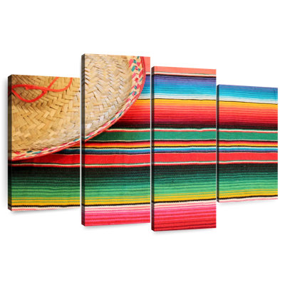 Poncho et sombrero mexicain Nicci