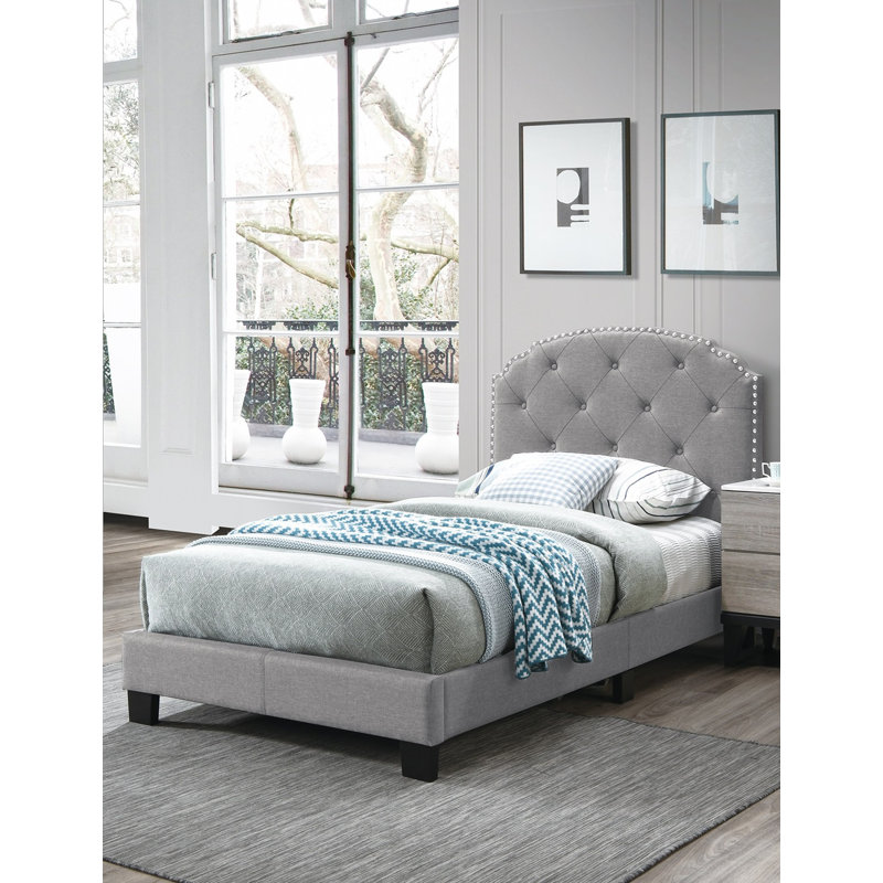 Mobilier de chambre à coucher 1pc, Simple, Gris clair