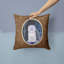 Coussin intérieur / extérieur Starry Night Old English Sheepdog
