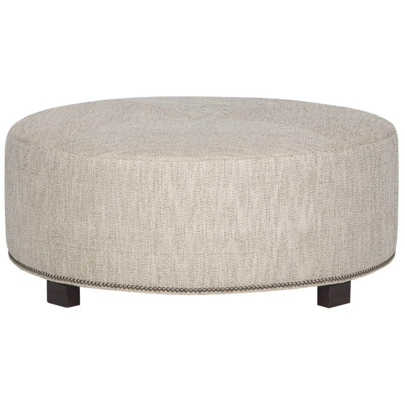 Reynolds Circular Ottoman, Ian Pewter, Wrenn