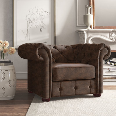 Fauteuil Chesterfield Huskins