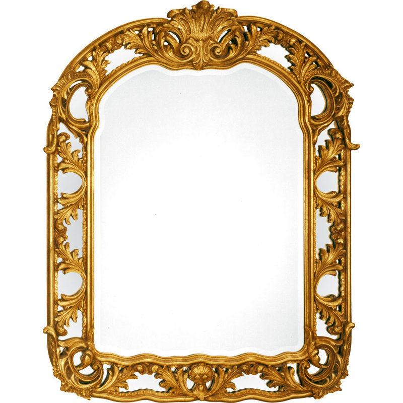 Miroir d’appoint biseauté traditionnel the de Nadio, 64 po x 51 po