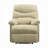 Recliners Modern Motion Recliner with Pillow Top Armrests, 40"H x 35"W x 35"D | Beige | Microfiber+Metal-1189638586