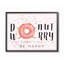 «Doughnut, souci, rose, dessin de mots», art textuel-1069724763-1069724759