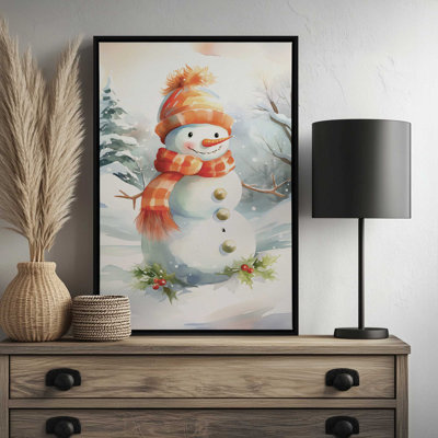 «The Most Wonderful Snowman» par Heidi Kuntz, reproduction d'art