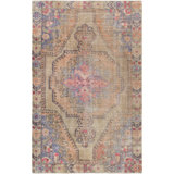 One-of-a-Kind Rectangle 4'4" X 7' Hand Knotted Area Rug