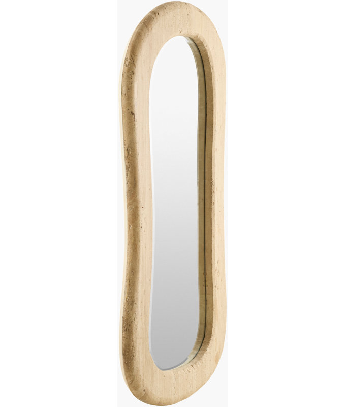 Roman Mirror, Tan, Stone