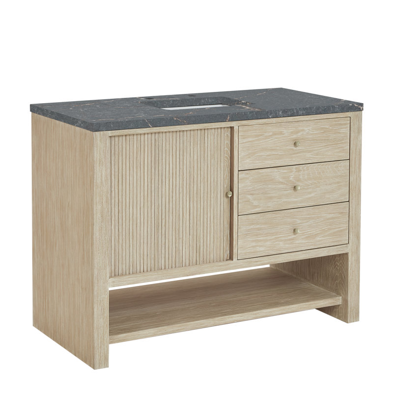 Marigot 48'' Single Bathroom Vanity with Top, Parisien Bleu, 8" Widespread