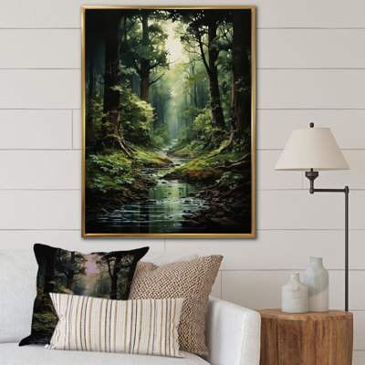 River Into Enchanted Woods I - Forest Wall Art
