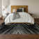 Premium Machine Washable Prisco Black Rug