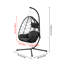 Black Hanging Chair with Stand and Cushion