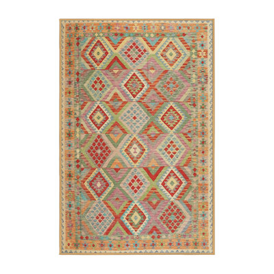 Tapis beige / brun / bleu Southwestern