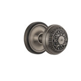 Classic Rosette with Egg & Dart Door Knob