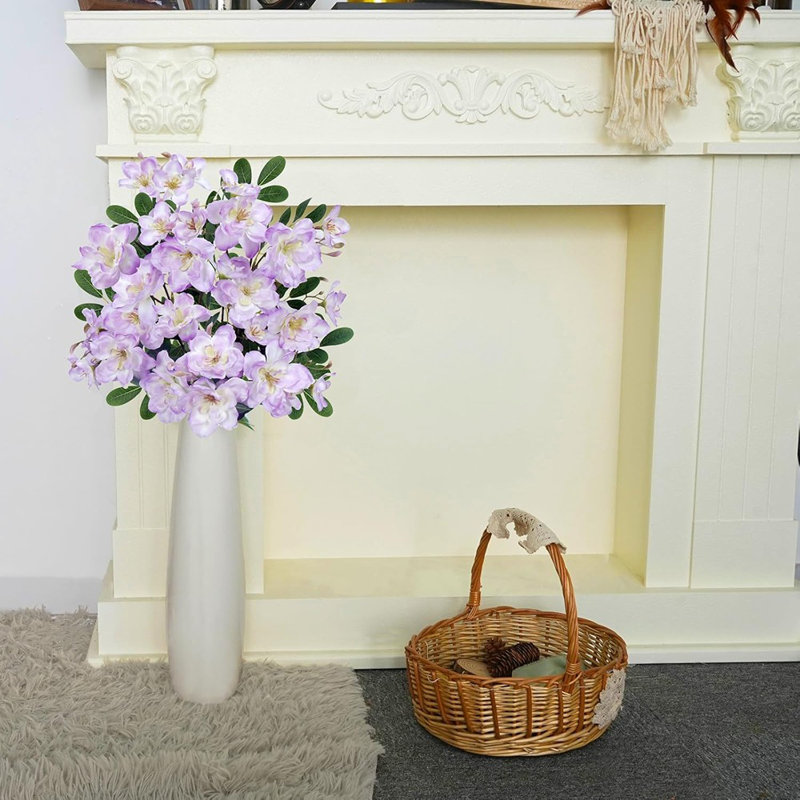 3 PCS Cornouiller artificiel lilas fleurs printanières soie arrangement floral