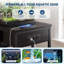Fish Tank Stand with Power Outlet & 2-Tier Storage, Heavy Duty 20-37 Gallon Aquarium Stand with 6-Leg Metal Frame, 400 LBS