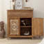 Buffet en bois massif brun