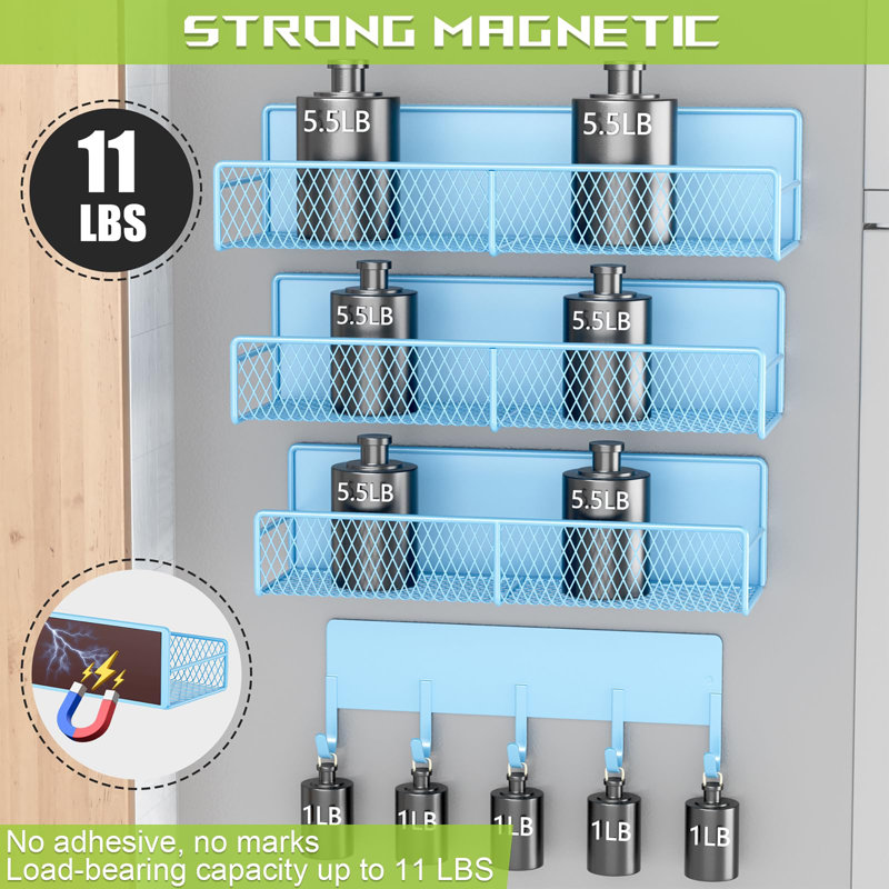 Paquet de 4 tablettes magnétiques pour machine à laver, Blue