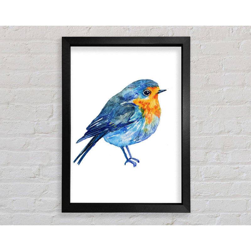 Robin - Single Picture Frame Print, 84.1cm H x 59.7cm W x 3.4cm D