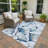 Machine Washable Indoor/Outdoor Raemoore ACN2405 Botanical Rug-285501494