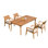 Vellore Outdoor - Piece Teak Dining Set