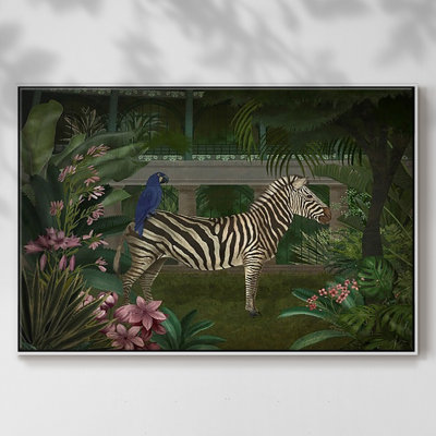 " Zebra In Conservatory "