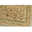Tapis beige / brun en laine noué à la main de conception unique 9 pi x 12 pi 6 po