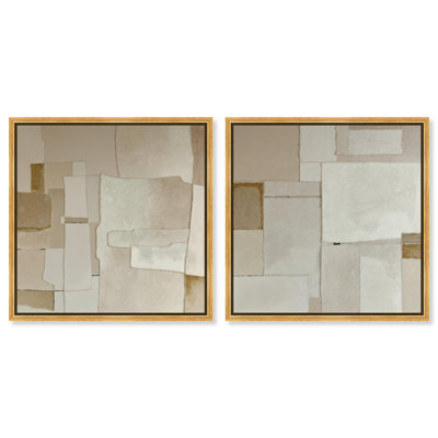 Vanilla Set Graphic Art Canvas