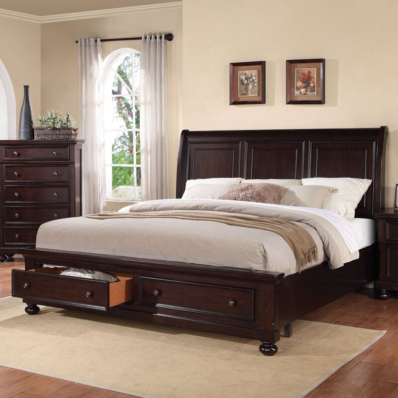 Darby Home Co Stewardson Sleigh Storage Bed & Reviews | Wayfair