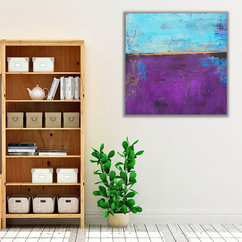 «Purple Velvet», reproduction d'art sur toile, H 16 po x l 16 po