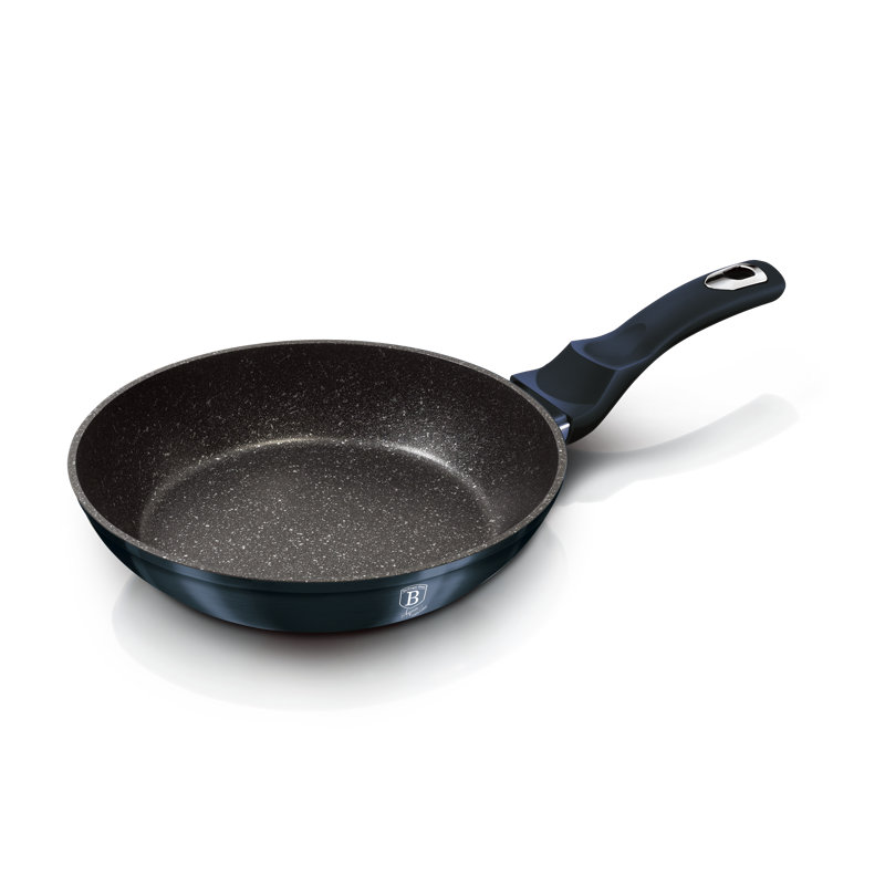 17 - Piece Non-Stick Aluminum Cookware Set, Blue