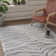 Zebra Animal Print Hand Woven Area Rug