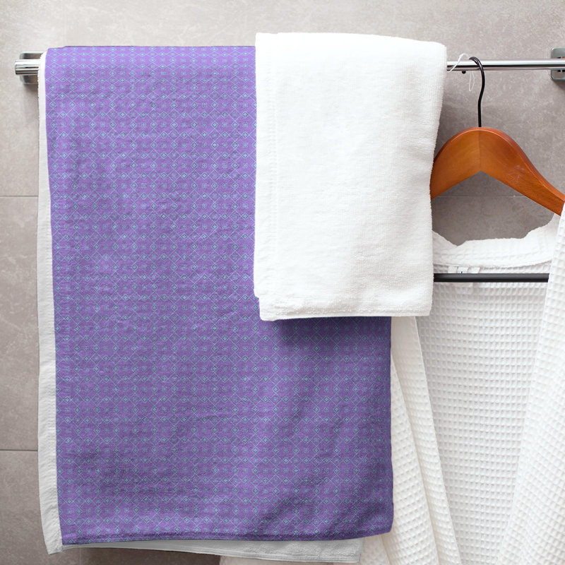 Katelyn Elizabeth Bath Towel, Purple/Blue
