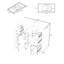 Meuble-lavabo sur pied simple 36 po avec plateau en céramique Keyri