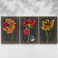 «Midnight Tulip II», ensemble de 3 reproductions sur toile-97708572-97708571