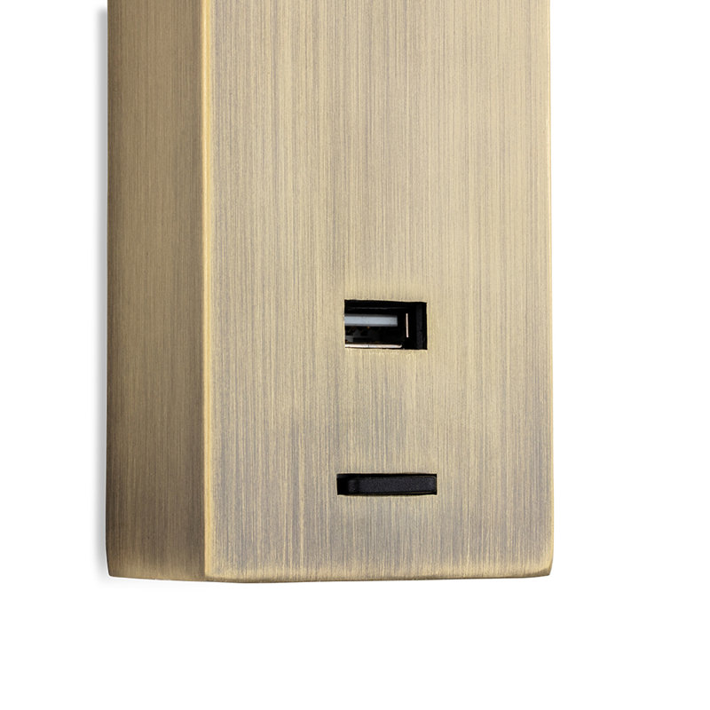 LED Spotlight, Antique Brass