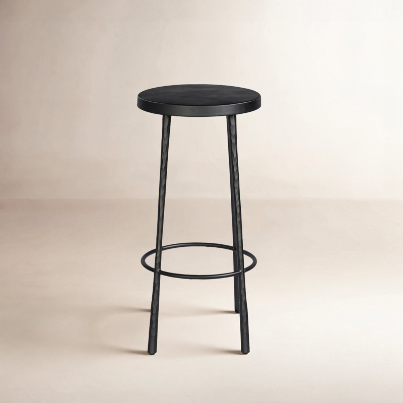 Westwood 26" Counter Stool, Hammered Gunmetal, Bar Stool (30" Seat Height)