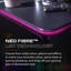 X Rocker Carbon-Tek LED Bedside Side Table with Wireless Charging and Drawer - White RGB-120943812